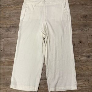 Chico's White Wide-Leg Pants